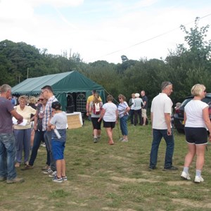 We estimate that 250 visitors came to the Open Day – the marquee was the visitor centre!