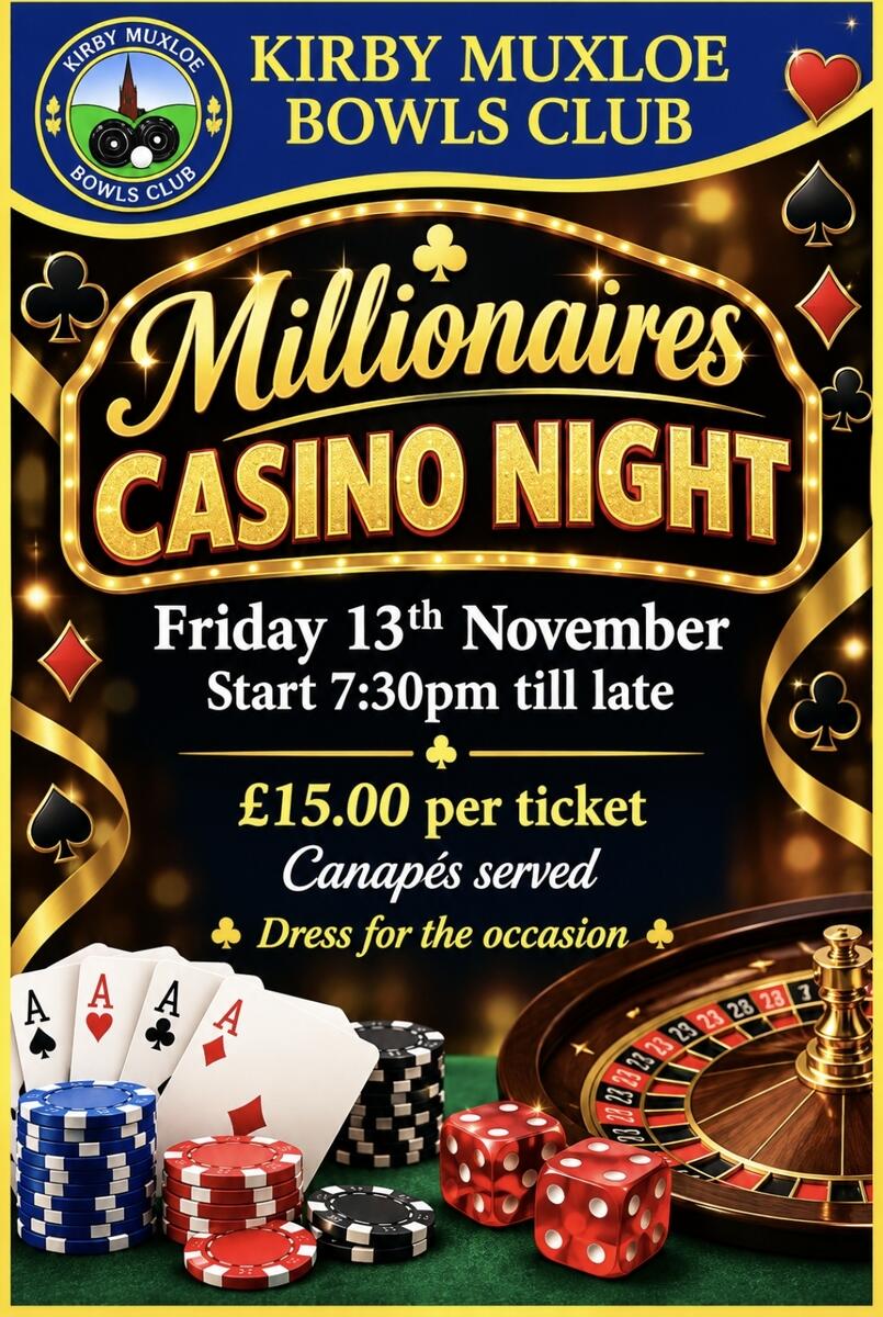 Tickets can be purchased via Pam Price, once purchased you can collect of a Wednesday evening from the clubhouse or we can leave them in an envelope and for you to collect at your leisure