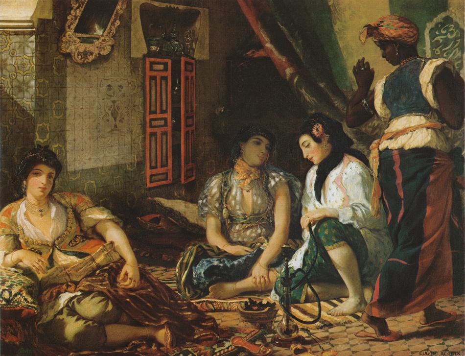 Women of Algiers, 1834, Eugene Delacroix
