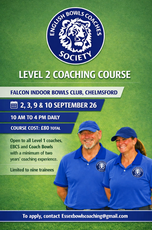 Poster showing details of Level 2 coaching course