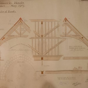 Plan from May 1905 No 3 and roof design