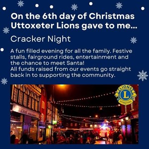 Uttoxeter Lions Club 12 Days Of Christmas 2024