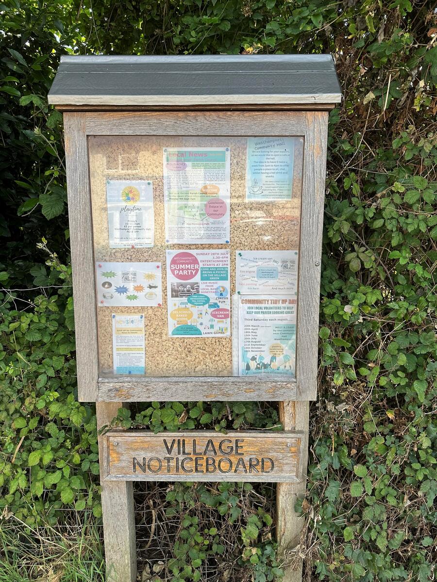 Westhampnett Parish Council Noticeboards