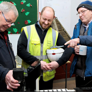 Oakley Men's Shed Our Cala sponsor visits