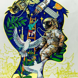 Lion Peace Poster competiotion