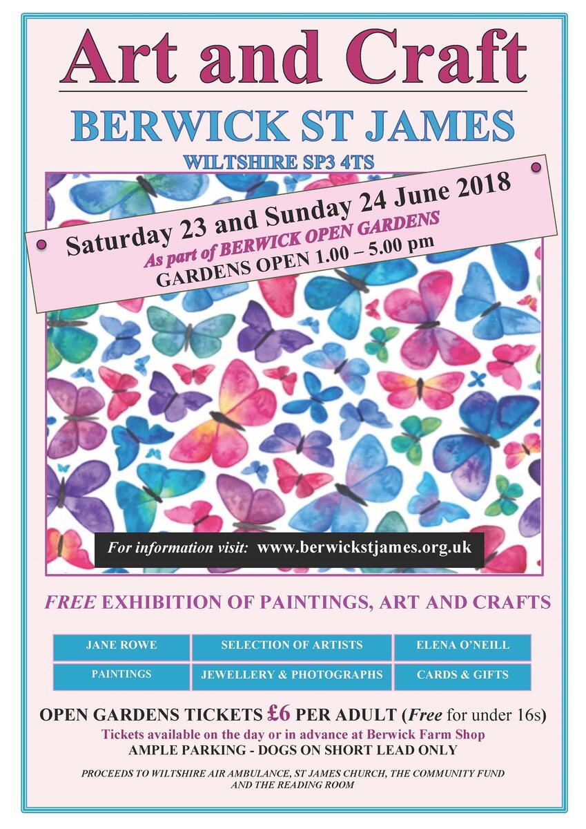 Berwick St James Parish Art and Craft Exhibition