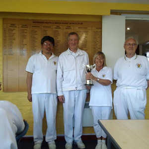 David John Trophy. Sue Snelling, Rowland Morris. George Punnett, Phoomchai Saihom.