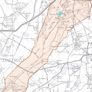 Tichborne Parish Boundary