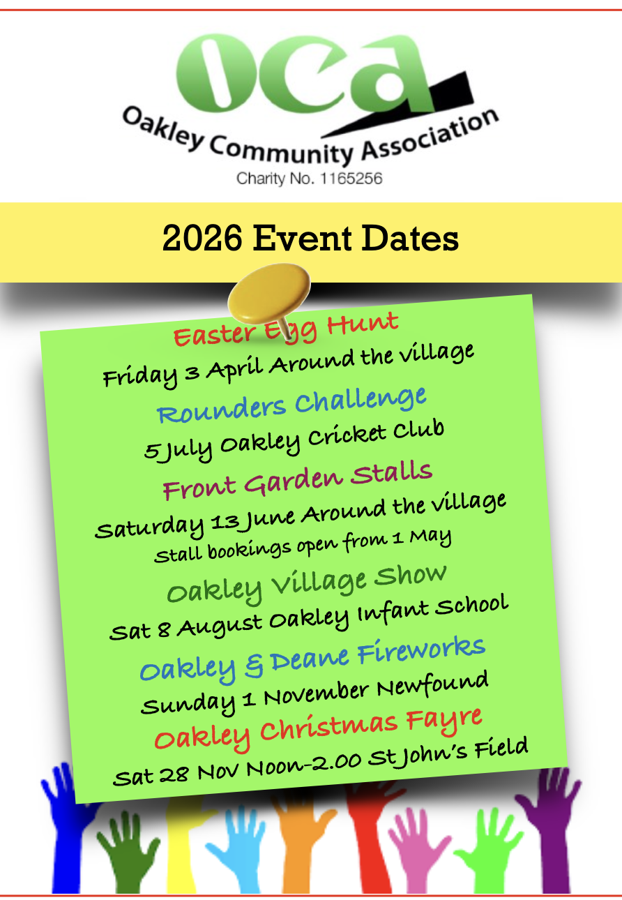 OCA 2026 event dates