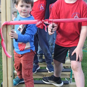 Martinstown Village Hall Opening of the new Playground Equipment