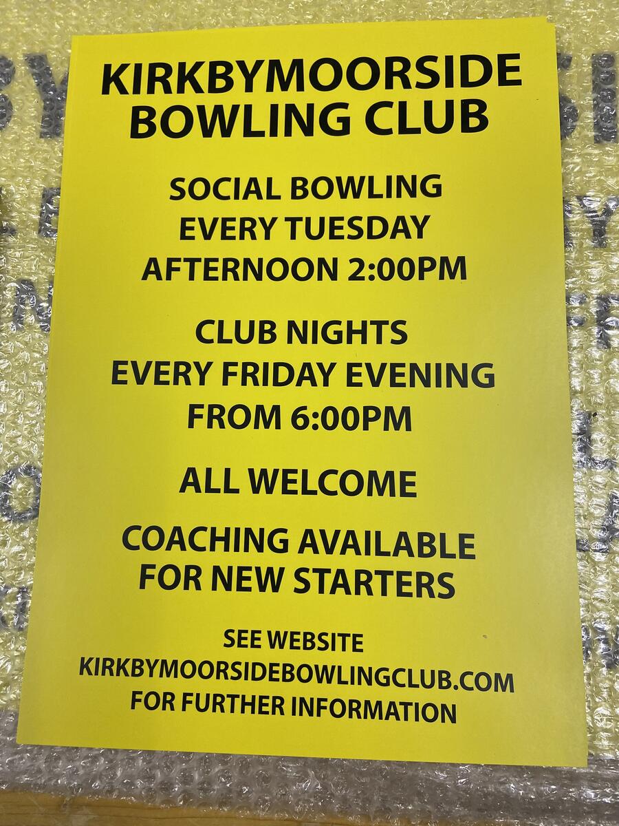 Kirkbymoorside Bowling Club Photo Gallery