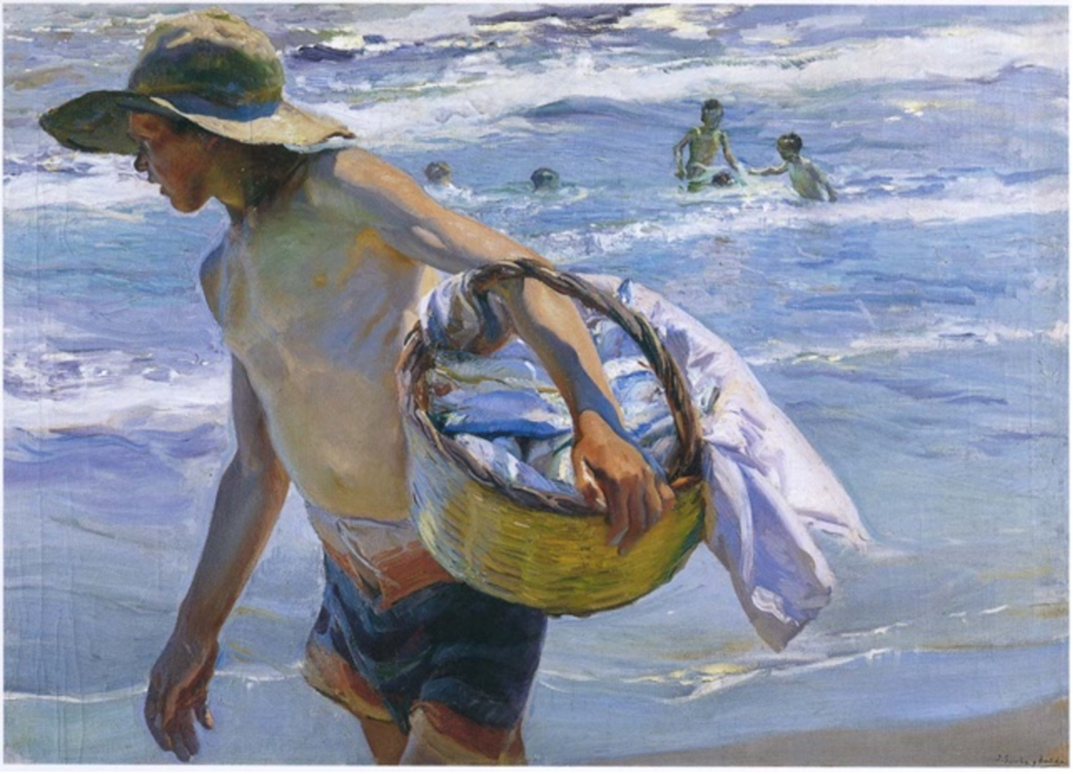 The Young Fisherman, Joacquin Sorolla, oil on canvas, private collection