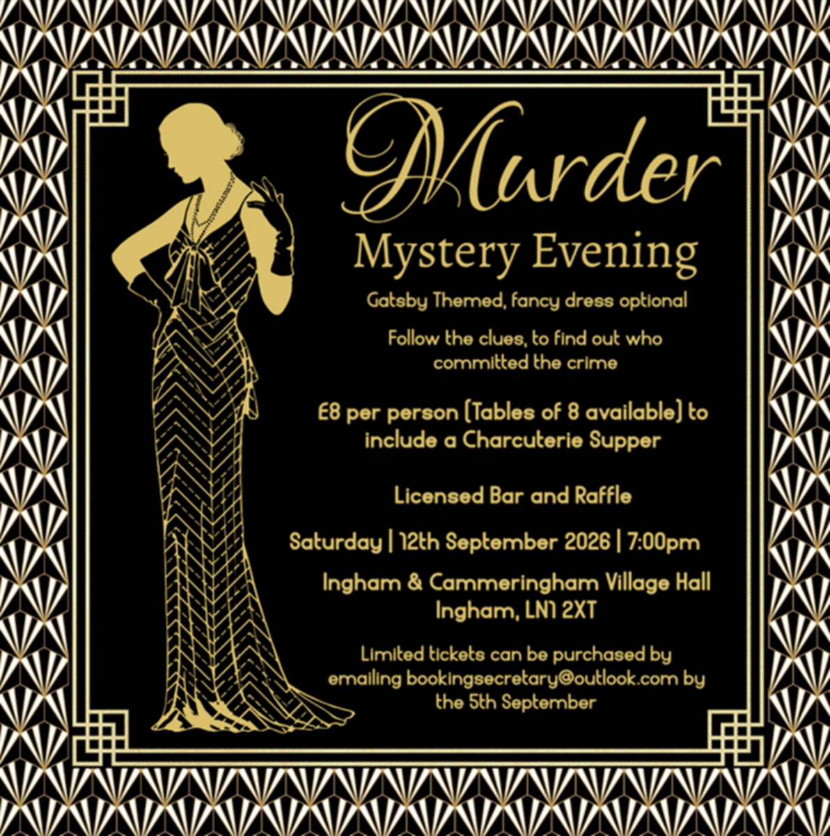 Murder Mystery Evening - Gatsby Themed