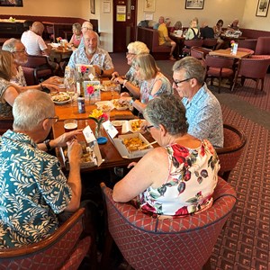 Fish & Chip supper after our skittles evening