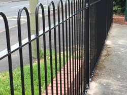 New Fence at Bomere Heath Village Hall, 2017