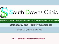 Henfield Bowling Club South Downs Clinic