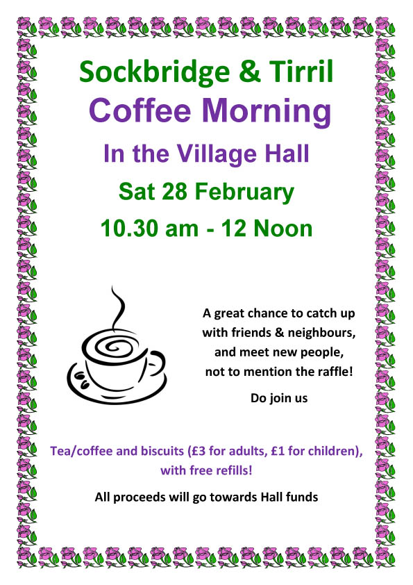 Tirril and Sockbridge Reading Room and Library Events