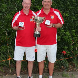 David Parker and David Vowles Senior Pairs Winners 2022