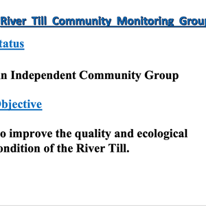 Berwick St James Parish River Till Community Monitoring Group