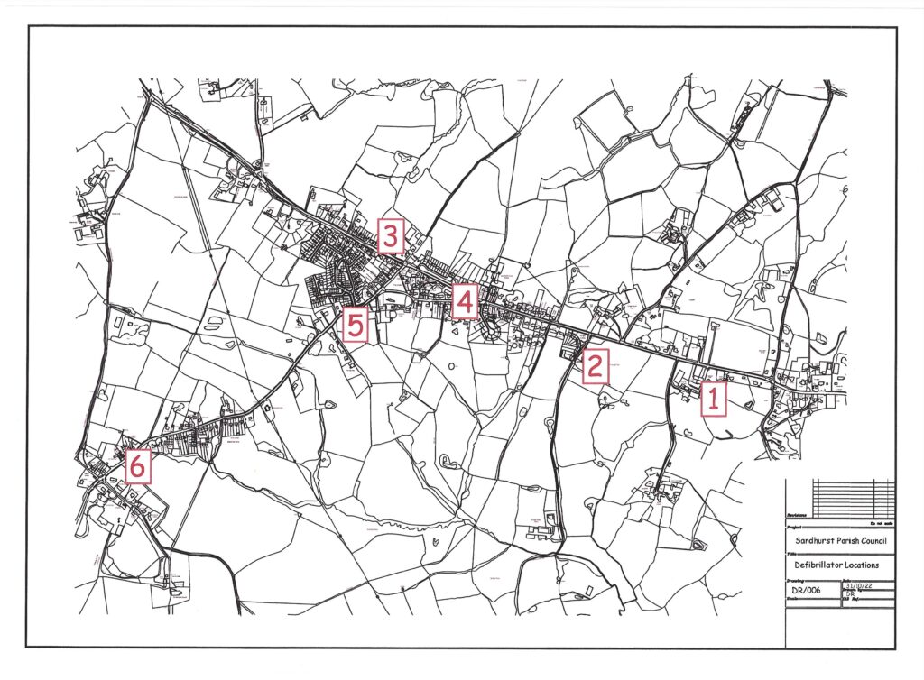 Sandhurst Parish Council Defibrillators