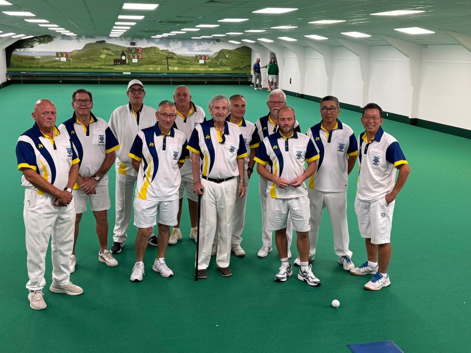 Maltravers Mens Team preparing to play in match on Presentation Day 2025