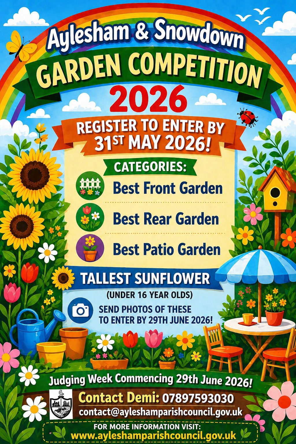 Aylesham Parish Council Garden Competition 2026