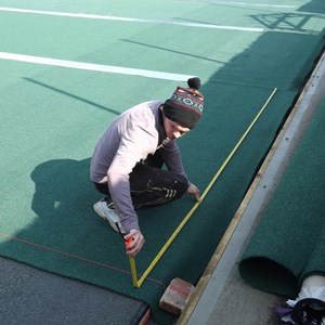 Cowplain Bowling Club The Laying of the Carpet