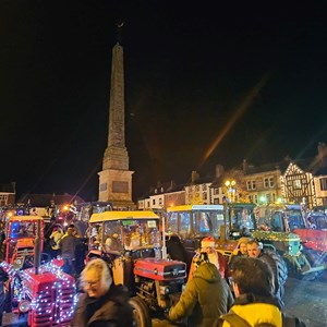 Tractors in Ripon Square