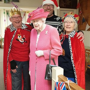 Royal visit for our Christmas Social