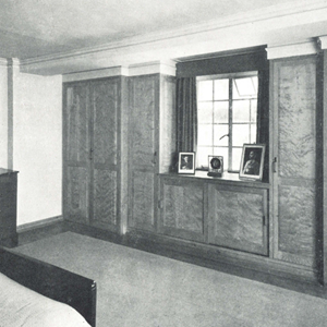 11. Fitted cupboards of Huon Pine in Lord Montgomery's bedroom.