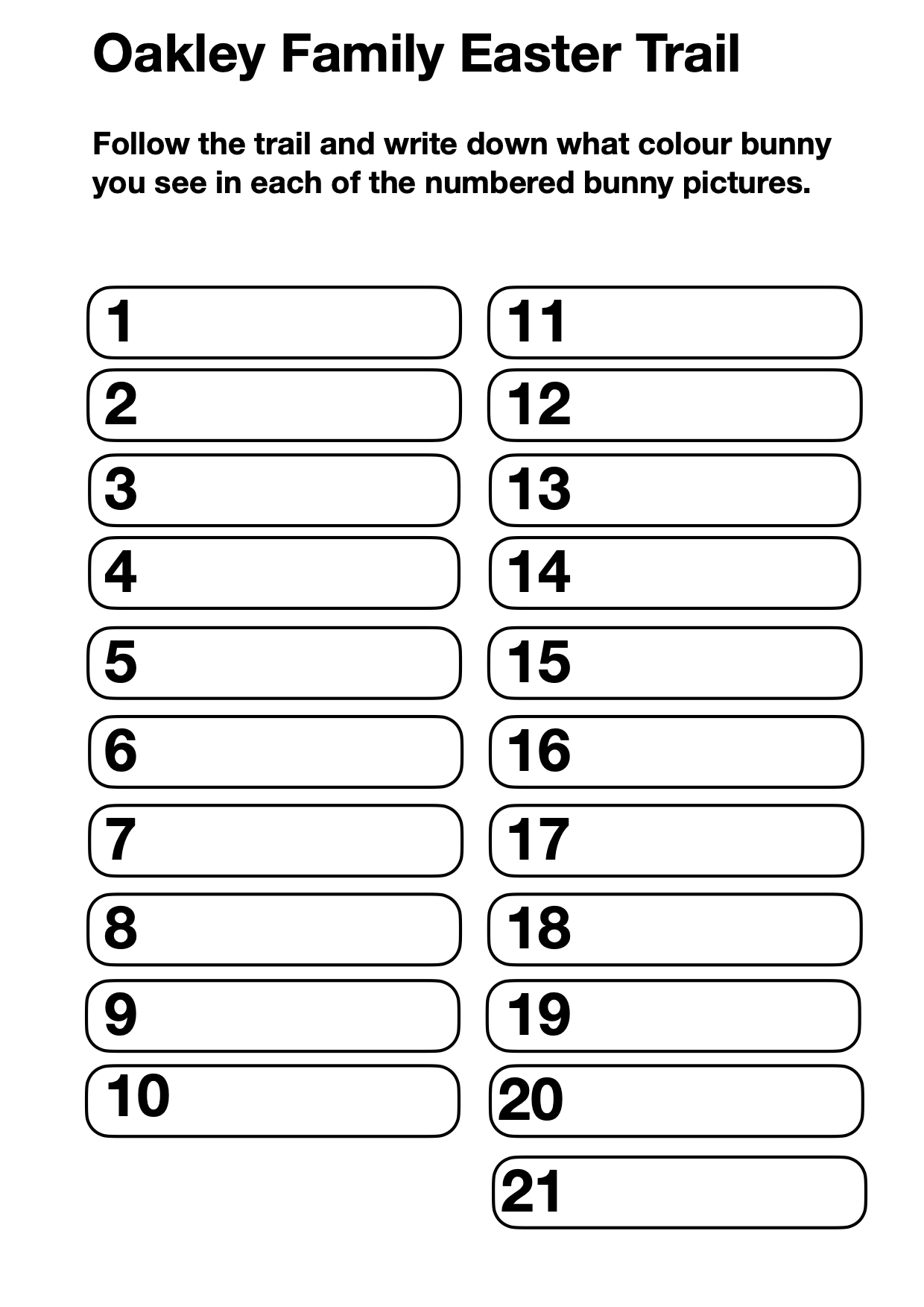 Answer sheet for 3 April 2026