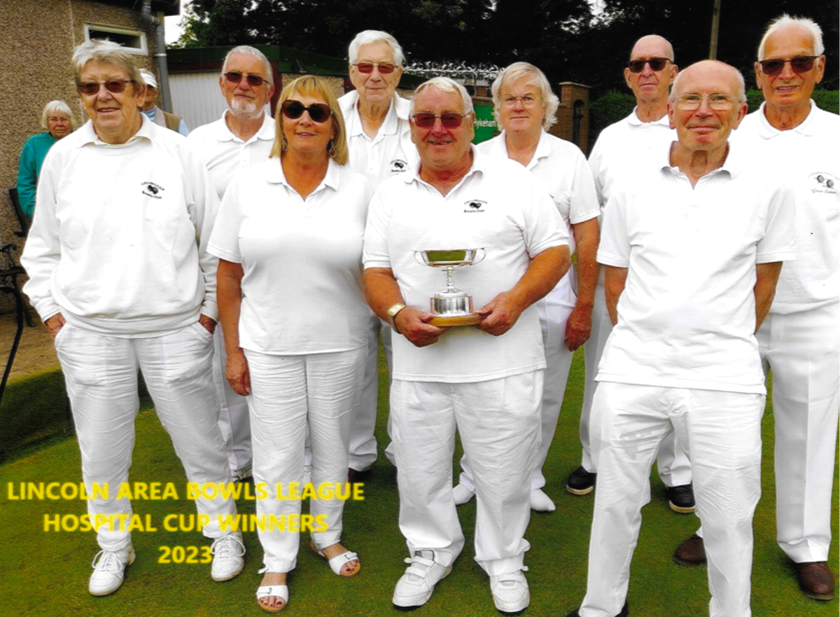 Lincoln Area Bowls League - Hospital Cup Winners 2023