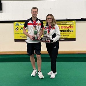 Harry Goodwin (Swale) and Ruby Hill - World Under 25 Mixed Pairs Winners