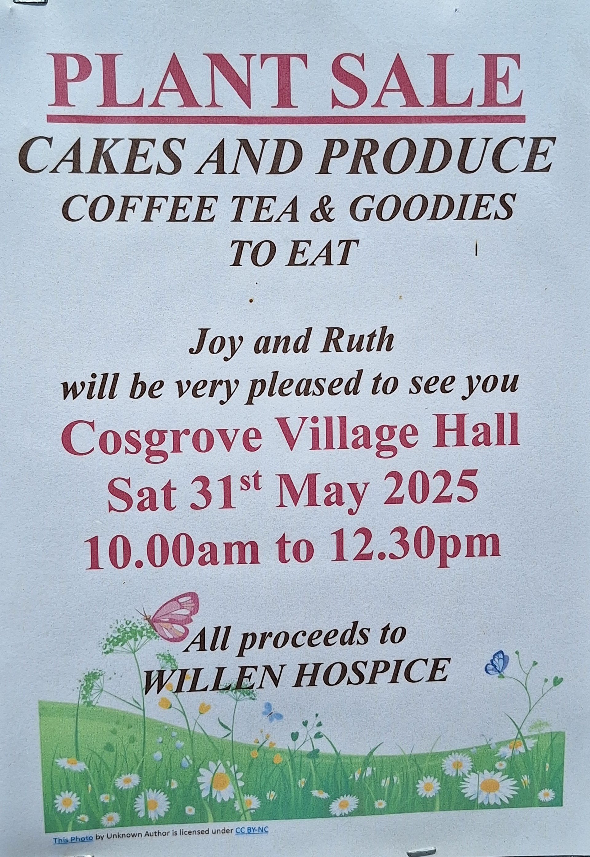 Cosgrove Village Events calendar