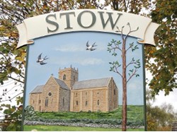 Stow Village Sign