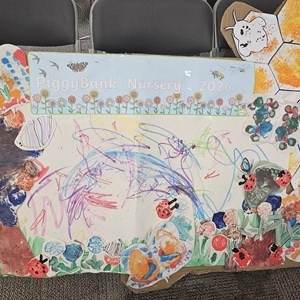 Piggybank Nursery Collage