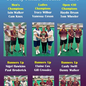 Northamptonshire Indoor Bowling Association 2025/26 Winners