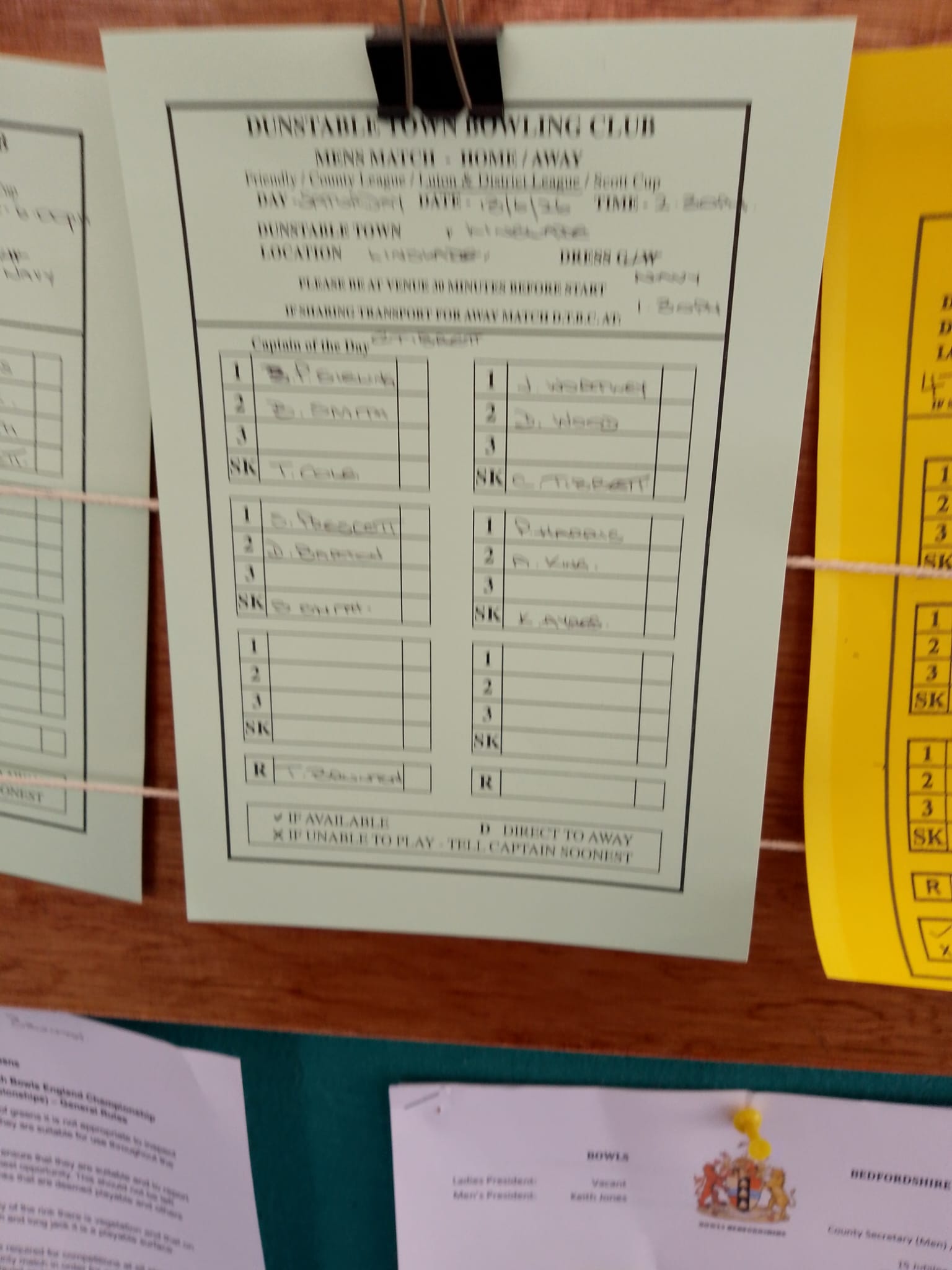 Away to Linslade 13/6/26 - 2.30pm
