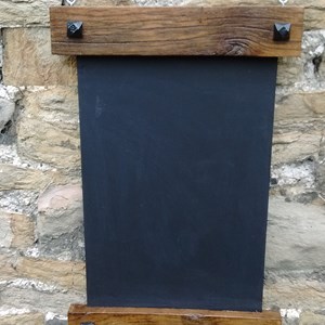 Chalkboard made to client's design