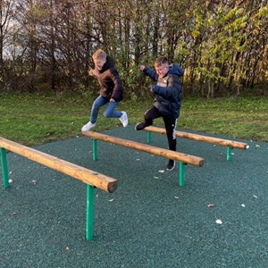 Playgrounds, Playing Fields, Outdoor Gyms, Trim Trail & Village Green: Trim Trail between Centurion Way, Long Lane & Crab Lane, Crossgates