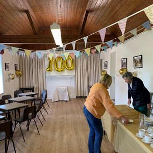 Berwick St James Parish Stan Palmer's 100th Birthday Party