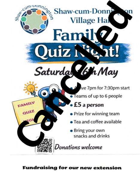 Shaw-cum-Donnington Village Hall Upcoming Events
