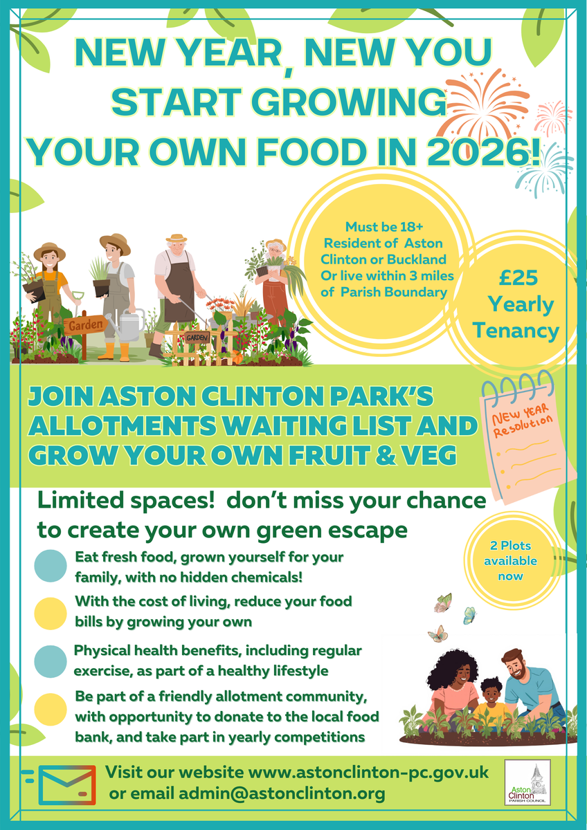 Allotment Advert Poster 2026