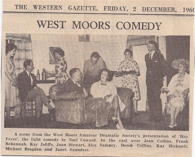West Moors Drama Society 1961 Hayfever