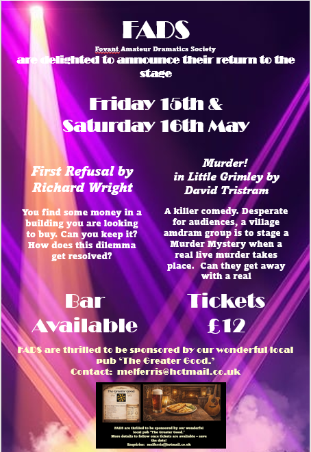 Save the Dates 15 & 16 May