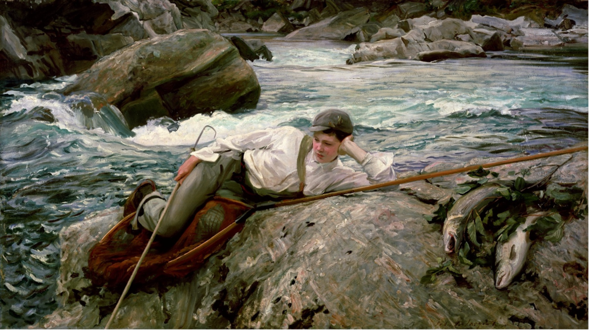 On Holiday in Norway, John Singer Sargent, Lady Lever Gallery