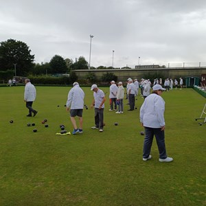 Holwell Sports Bowls Club President Sue Moore's Tour 2025