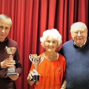 Mixed Triple Winners - Audrey Bartlett, Andrew Ashenhurst & Alan Nethercott