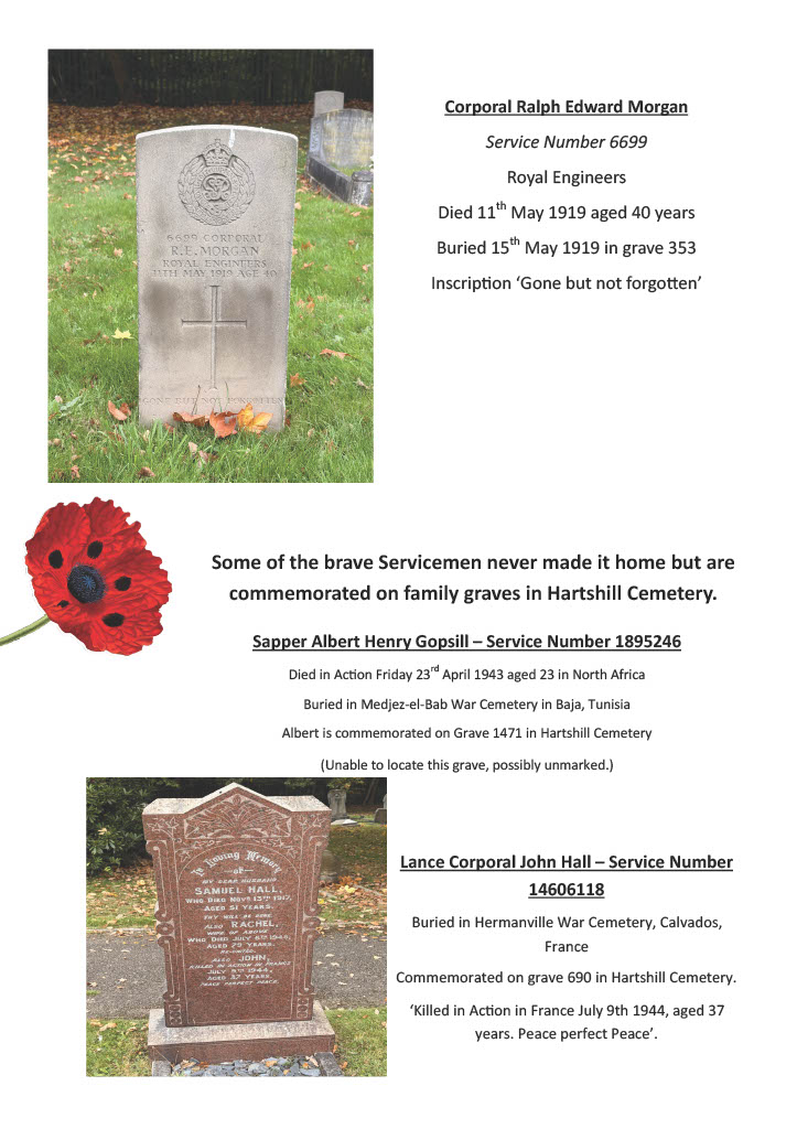 Hartshill Parish Council War Graves
