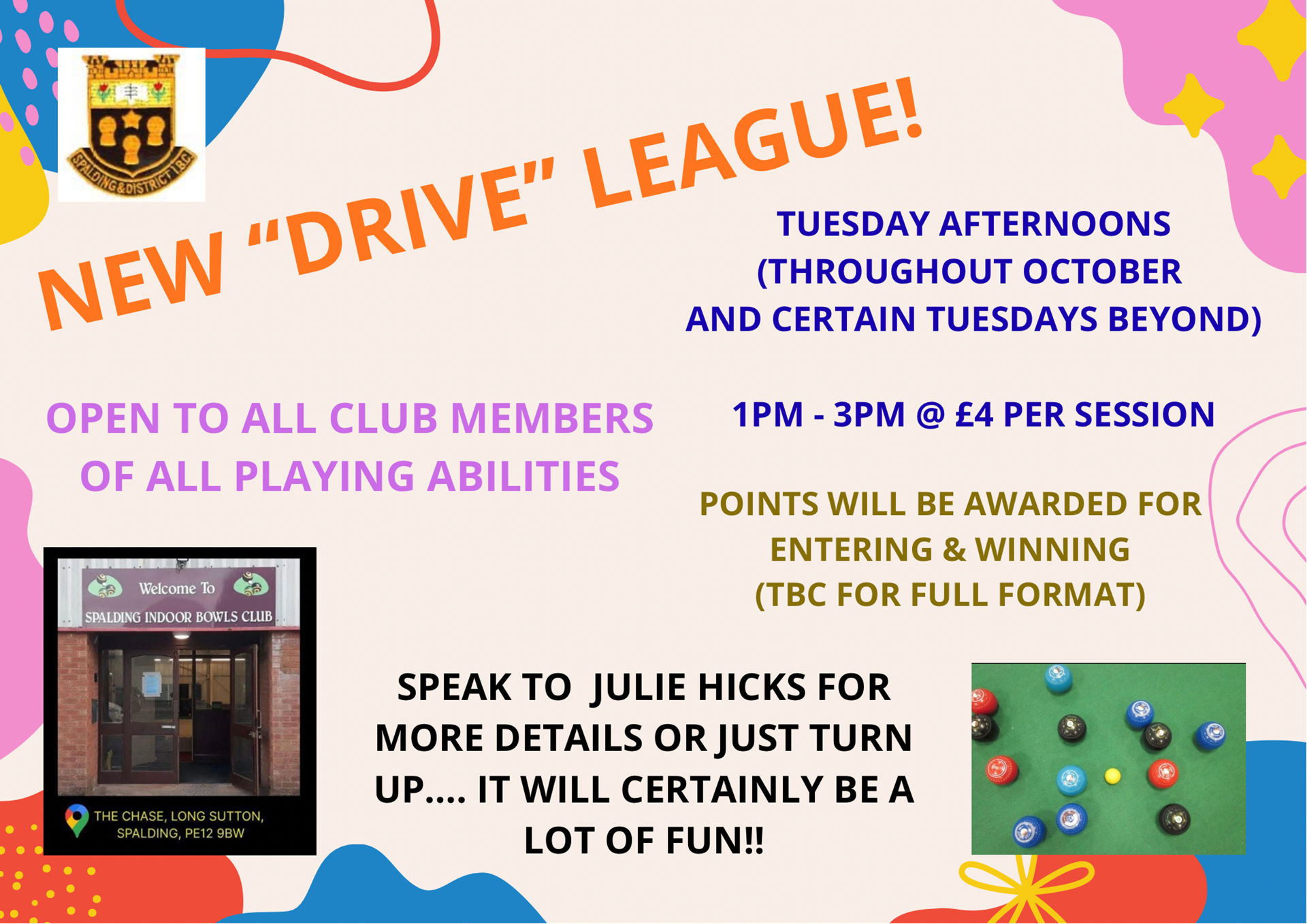 Spalding Indoor Bowls Club Home